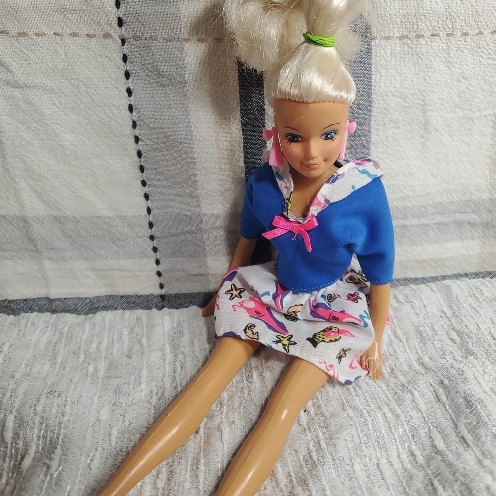 Vtg Totsy Toys 11.5" Fashion Doll 1987 Barbie Clone Style Collectible